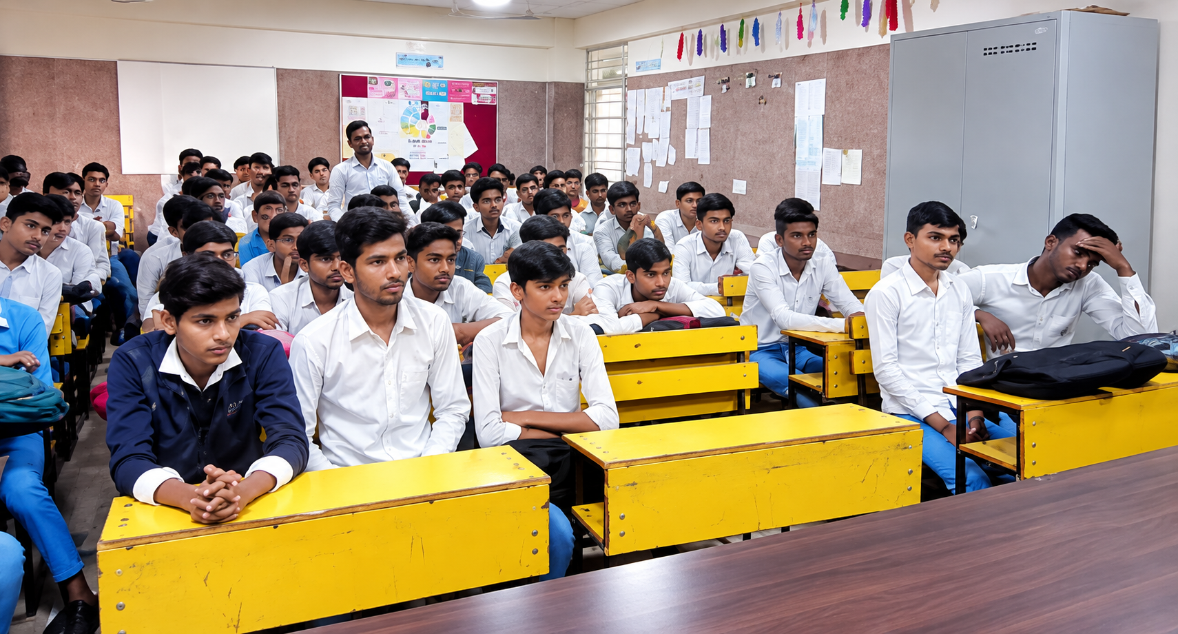 EESPL team conducting interactive classroom education session for students