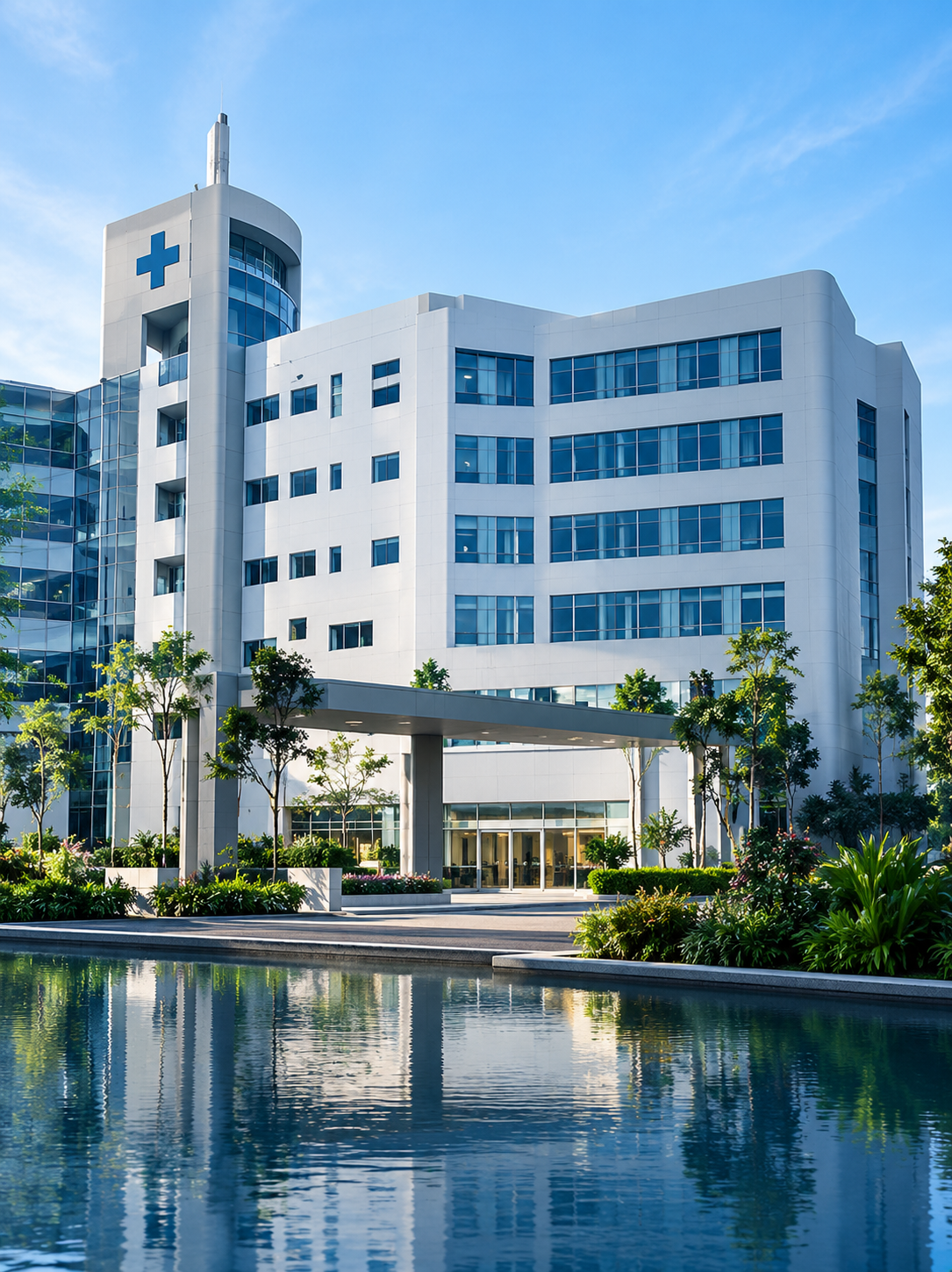 Hospital and pharmaceutical facility